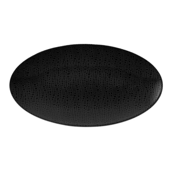 Пółmisek сервировочний Seltmann Life Fashion Glamorous Black овальний 33x18 см для подачі страв