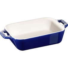 Półmisek prostokątny Staub Cooking ceramiczny 400 ml niebieski do serwowania