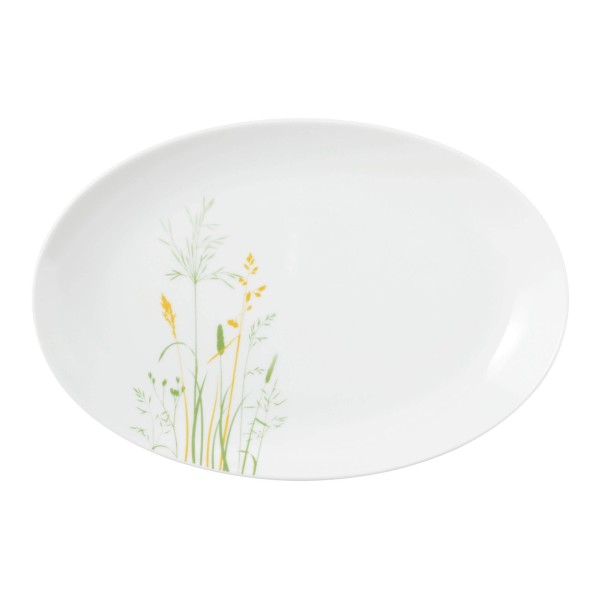 Owalny półmisek Seltmann Meadow Grasses Green 31,5x21 cm do serwowania