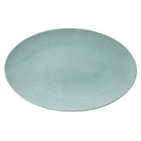 Owalny półmisek Seltmann Life Fashion Green Chic 40x26 cm do serwowania