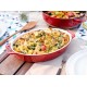 Owalny półmisek ceramiczny Staub Cooking 400 ml czerwony do serwowania