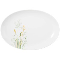 Owalny półmisek Seltmann Meadow Grasses Green 35x24 cm do serwowania