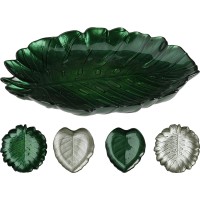 Піднос/пільмисек, Szklany, Скляна тарілка Ø19 см, 2 види (для сервірування)