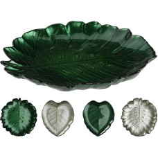 Піднос/пільмисек, Szklany, Скляна тарілка Ø19 см, 2 види (для сервірування)