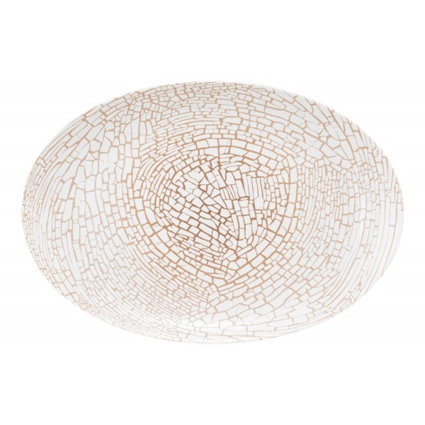 Owalny półmisek Seltmann Liberty Krakelee 35 x 24 cm do serwowania