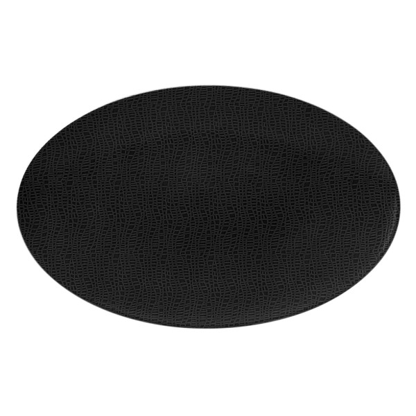 Піднос овальний Seltmann Life Fashion Glamorous Black 40x26 см для сервірування