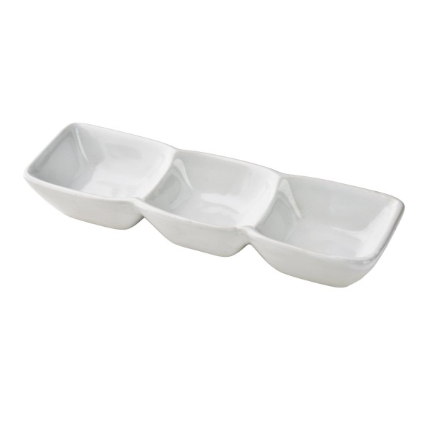 Półmisek BASIC NATURE naczynie trójdzielne 26x8x4 cm do serwowania
