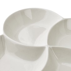 Półmisek Basic 4 dzielny 22x22x3 cm do serwowania