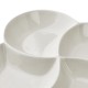 Półmisek Basic 4 dzielny 22x22x3 cm do serwowania