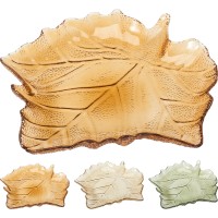 Półmisek szklany Talerz 26 cm 3-assortowane klarowny