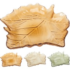 Półmisek szklany Talerz 26 cm 3-assortowane klarowny