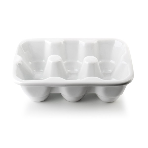 Półmisek BASIC Talerz na jajka 6 sztuk 16,8x11,5x5 cm