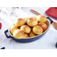 Półmisek ceramiczny Staub Cooking owalny 1,1 l niebieski do serwowania