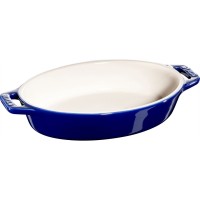 Owalny półmisek ceramiczny Staub Cooking 400 ml do serwowania, niebieski
