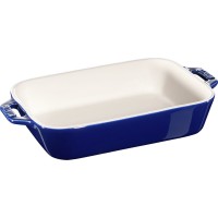 Півміськ керамічний Staub Cooking прямокутний 1,1 л для сервірування, синій