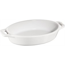 Półmisek ceramiczny Staub Cooking owalny 400 ml biały do serwowania