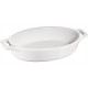 Półmisek ceramiczny Staub Cooking owalny 400 ml biały do serwowania