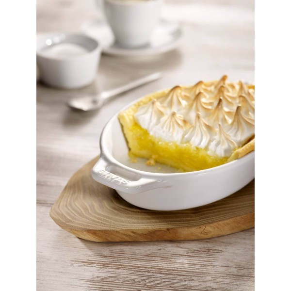 Półmisek ceramiczny Staub Cooking owalny 400 ml biały do serwowania