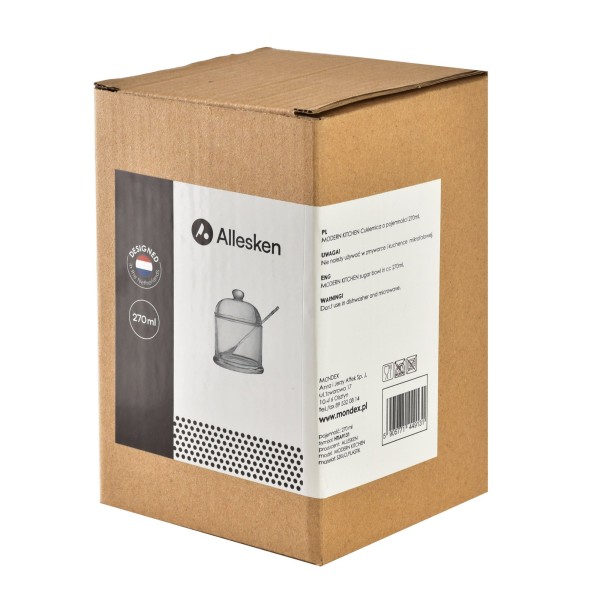 Цукорниця Modern Kitchen з ложечкою 290 мл для сервірування столу