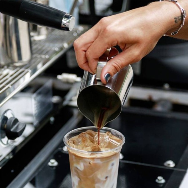 Dzbanek do spieniania mleka stalowy 350 ml mlecznik do serwowania