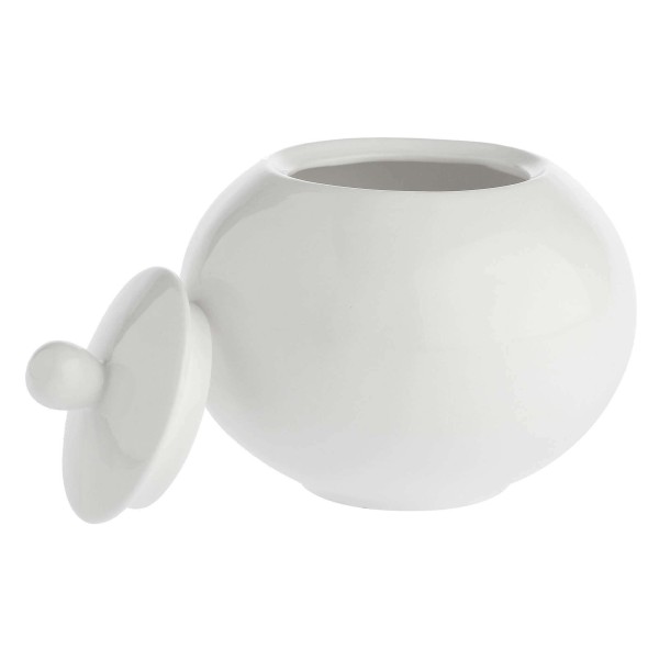 Cukiernica La Porcellana Bianca Essenziale 420 ml do serwowania cukru