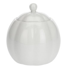 Cukiernica La Porcellana Bianca Villadeifiori 300 ml z pokrywką do serwowania cukru