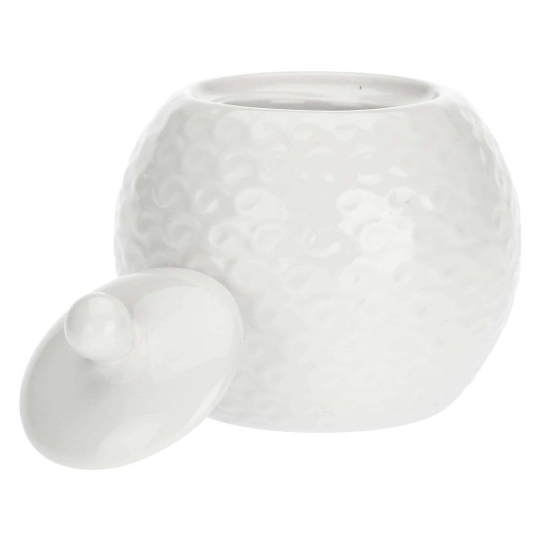Cukiernica La Porcellana Bianca Momenti z pokrywką 270 ml do serwowania cukru