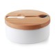 Cukiernica Cookini Basic Kitchen z łyżeczką 14,7x6 cm do serwowania cukru