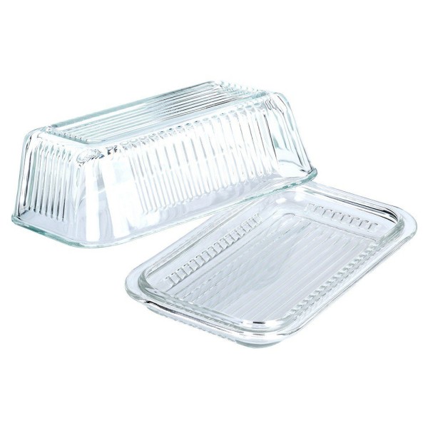 Масленка, VILDE, szklana maselniczka 139610 — для зберігання і подавання масла на стіл