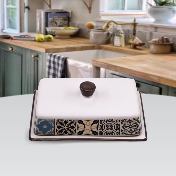 Maselnica ceramiczna Maestro Holiday in Porto MR-20005-45 — do serwowania masła