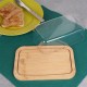 Масленка Excellent Houseware бамбукова для сервірування, контейнер для зберігання масла 150462