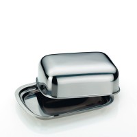 Маслениця, KELA, Maselniczka Vision 15,5 см, сталева — для подачі масла на стіл