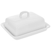 Maselnica ceramiczna Orion 150500 pojemnik na masło biały do serwowania