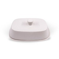 Масленка Maestro Маслениця керамічна для масла MR-20002-45 біла