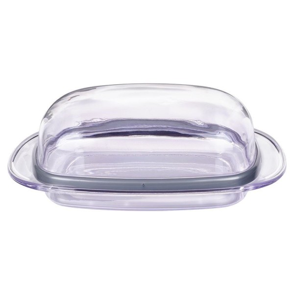 Масленка, Hobby Life, przezroczysta пластикова maselnica 127131 — для зберігання та подачі масла