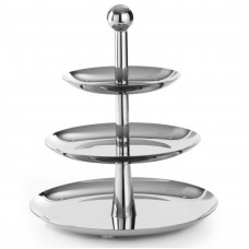 Patera piętrowa do ciastek i pralinek 3-stopniowa składana - Hendi 429914