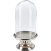 Patera aluminiowa z pokrywą szklaną do serwowania