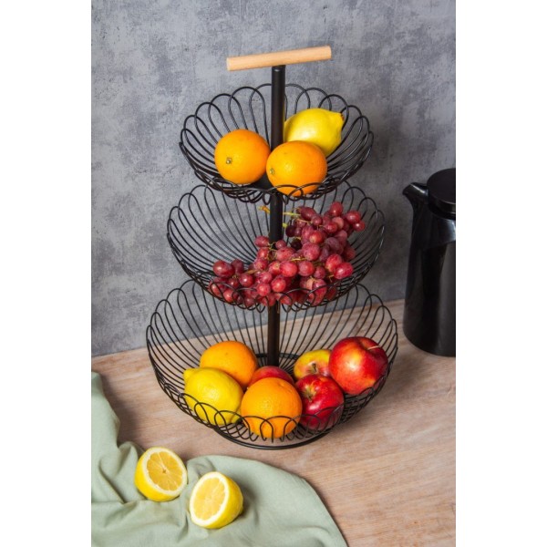 косик-подставка для фруктів Brunbeste BB-3438 (3 рівні)