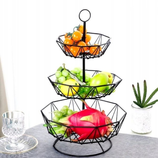 підставка-плато для фруктів Brunbeste BB-3439 (3 рівні)