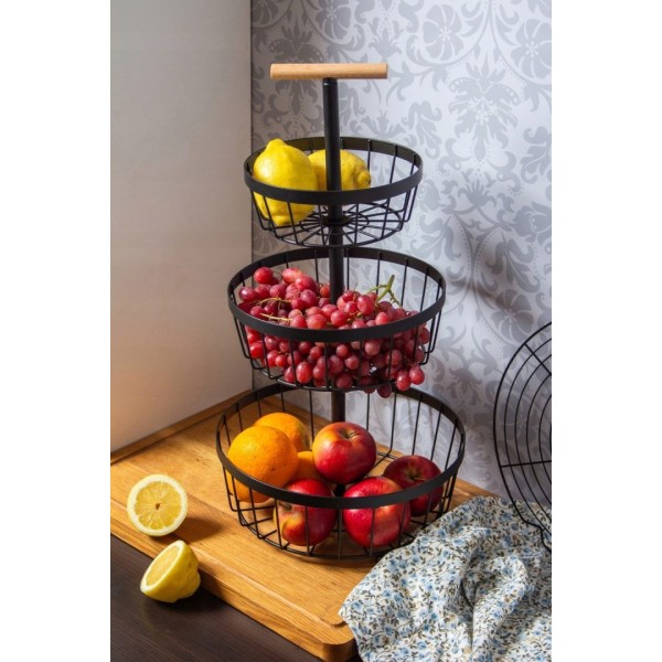 підставка-полиця для фруктів Brunbeste BB-3437 (3 рівні)