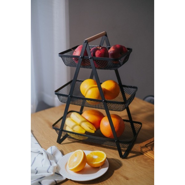 Кошик для фруктів Brunbeste BB-3434 (3 рівні)