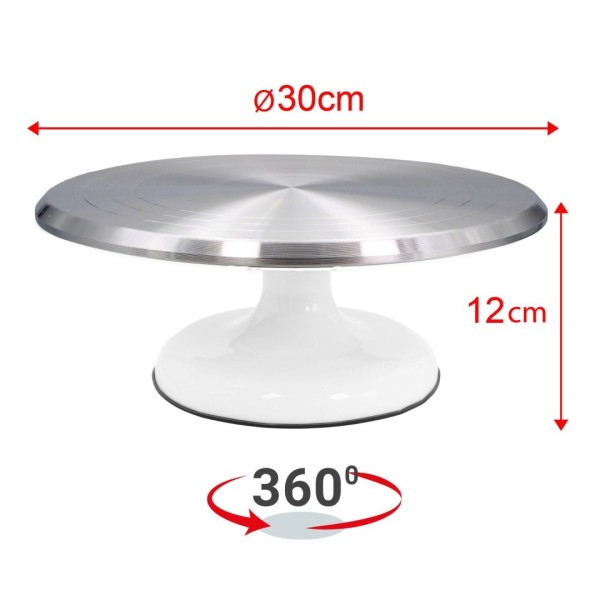 Поворотна підставка для тортів і кексів Brunbeste BB-3611 (30 см)