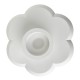 Patera, DAZ, Patera dekoracyjna DAZ 30x30x8 cm kwiat biała – do serwowania