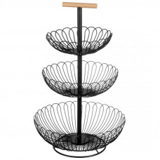 KOSZYK PIĘTROWY PATERA NA OWOCE 3 POZIOMY 3438