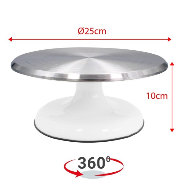 Патерa, Brunbeste, Obrotowa do ciast BB-3614, для тортів і десертів 25 см