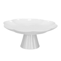 Пatera, LA PORCELLANA BIANCA, VILLA DEI FIORI 19 см — для подачі тортів і десертів