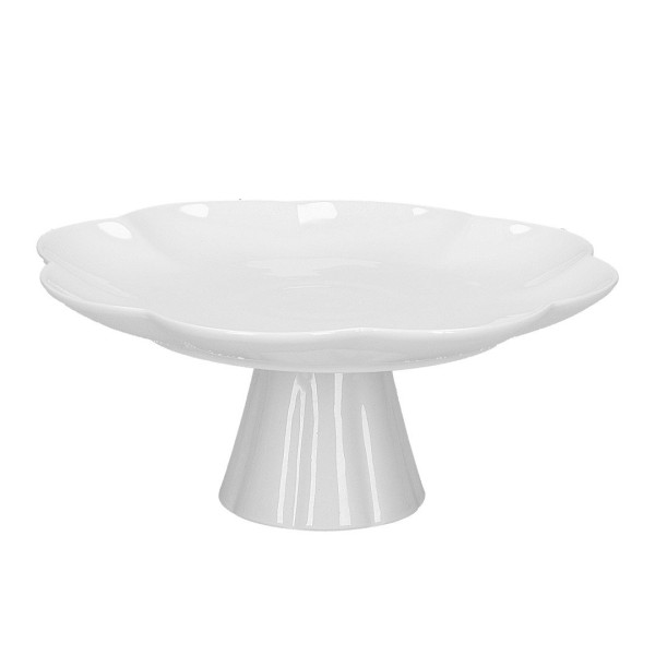Пatera, LA PORCELLANA BIANCA, VILLA DEI FIORI 19 см — для подачі тортів і десертів