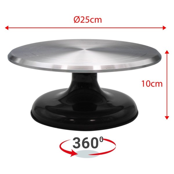 Піднос-платформа, Brunbeste BB-3613, обертовий для тортів і кексів 25 см