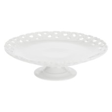 Патера для торта, La Porcellana Bianca, Valentino, декорована, діаметр 26 см, для сервірування