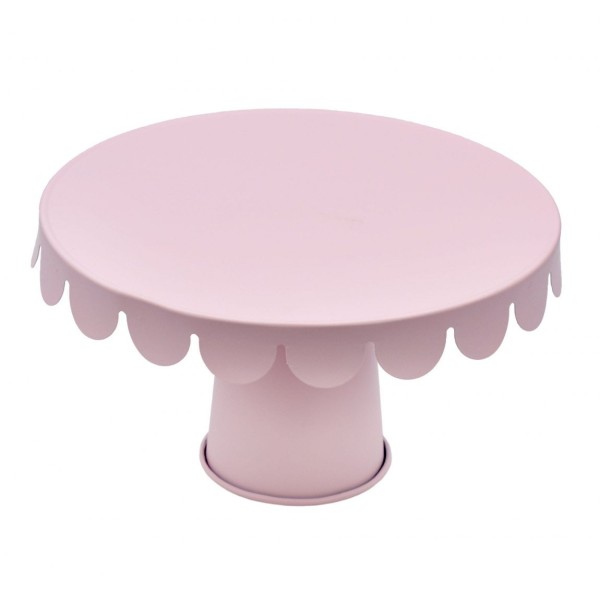 Підставка для тортів і тістечок, Brunbeste BB-2725, 22 см, рожева (Patery)